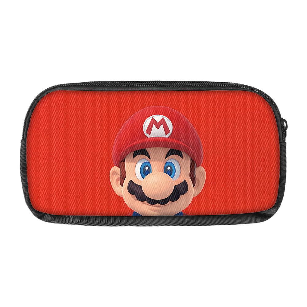 Cartoon Schoolbag Mario Backpack Satchel Pencil Case Three-Piece Set Mario Backpack