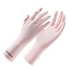 Sun Protection Gloves UV Proof Thin Summer Anti Slip Breathable Sunshade Driving and Riding Touch Screen Ice Silk Gloves for Men and Women