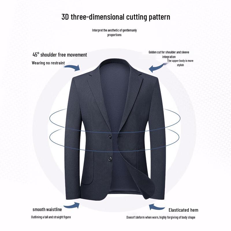 SHANSHAN Men's Business Casual Suit Jacket