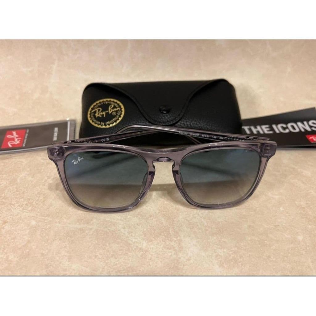 Used Ray-Ban Sunglasses Gradient Lens Clear Frame
