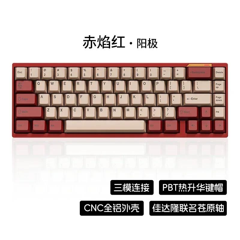 Luminkey 65 Mechanical Gamer Keyboard Kit 3 Mode Usb/2.4g/Bluetooth Wireless Keyboards Hot Swap Customize Gaming Keyboard Gifts