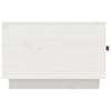  Coffee Table, White, 60x53x35 Cm, Solid Pine Wood
