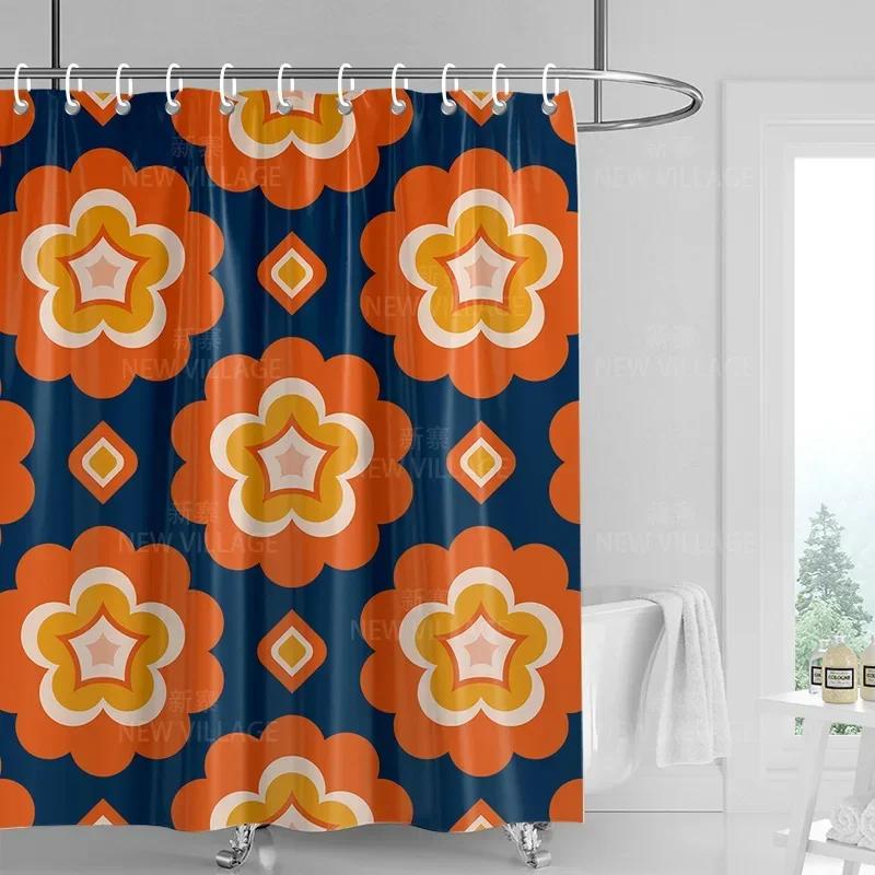 Dekoracja domu zasłony prysznicowe łazienka wodoodporna zasłona materiał Pokój dzienny Nowoczesny Nordycki Nowoczesny prosty wzór geometryczny