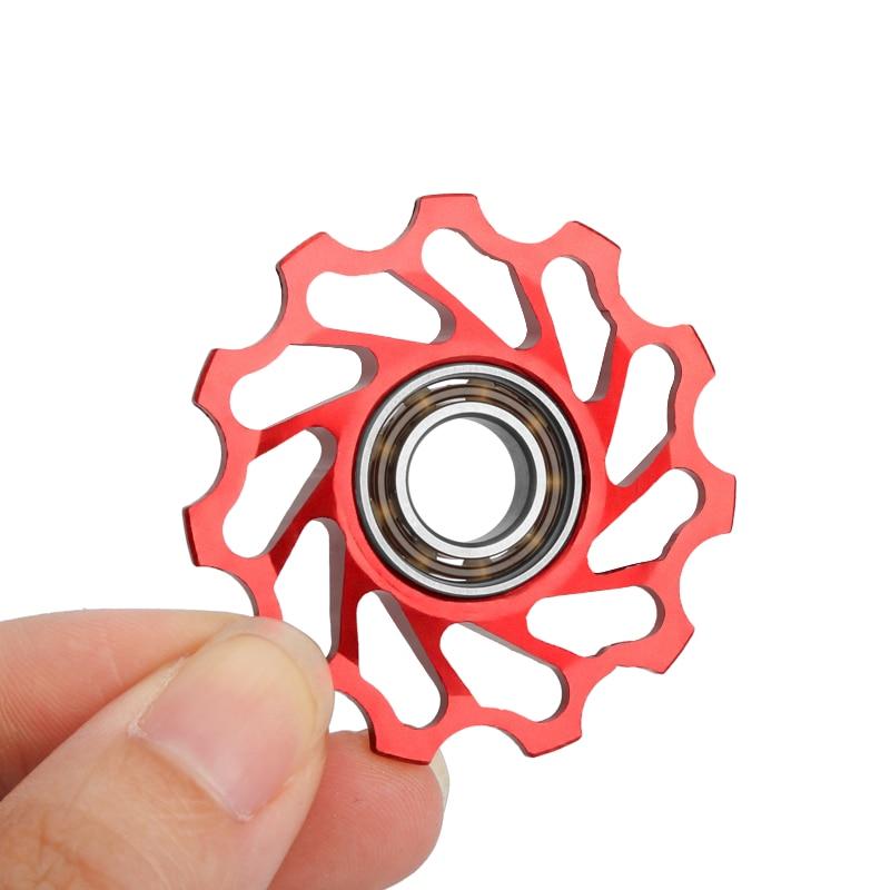 Bike Ceramic Pulley Rear Derailleur 11T Bicycle Bearing Gear Shifter Guide Wheel Aluminum Alloy Rear Derailleur Cycling Parts