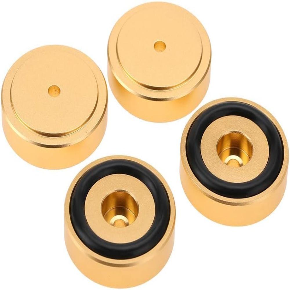 Gold Anti Vibration Feet Aluminium Alloy Amplifier Feet Durable Cutting Board Feet  Amplifiers