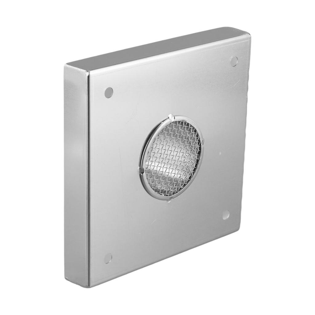 Flexible Air Intake 2 Inches Fresh Air Intake Kit Moisture Barrier Plate Rustproof Air Intake Kit Heavy-Duty Connection Clamps