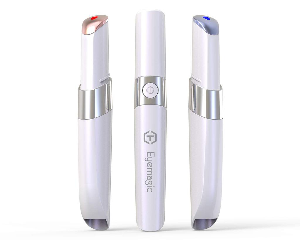 Eye Care Beauty Device with Sonic and LED Reduces Dark Fine and Sagging Eyemagic Ion, Heat, Vibration, Light, Rechargeable, Circles, Lines, Skin,