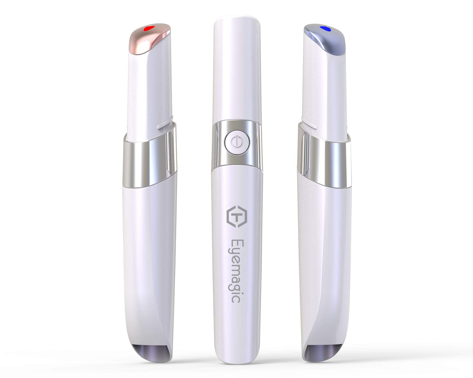 

Бьюти-устройство для ухода за глазами с ультразвуком и светодиодами уменьшает темные круги, мелкие морщины и дряблость. Eyemagic Ионы, Тепло, Вибрация, Свет, Перезаряжаемый, Круги, Линии, Кожа, белый