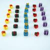 5 Style 30 PCS Miniature Resin Presents Boxes Colorful Micro Holiday Presents for Crafts Festival Tabletop Decors