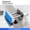 ZONESUN ZS-TB90B Automatic Right Angle Labeling Machine for Tamper-Evident Box & Bottle Corner Sealing