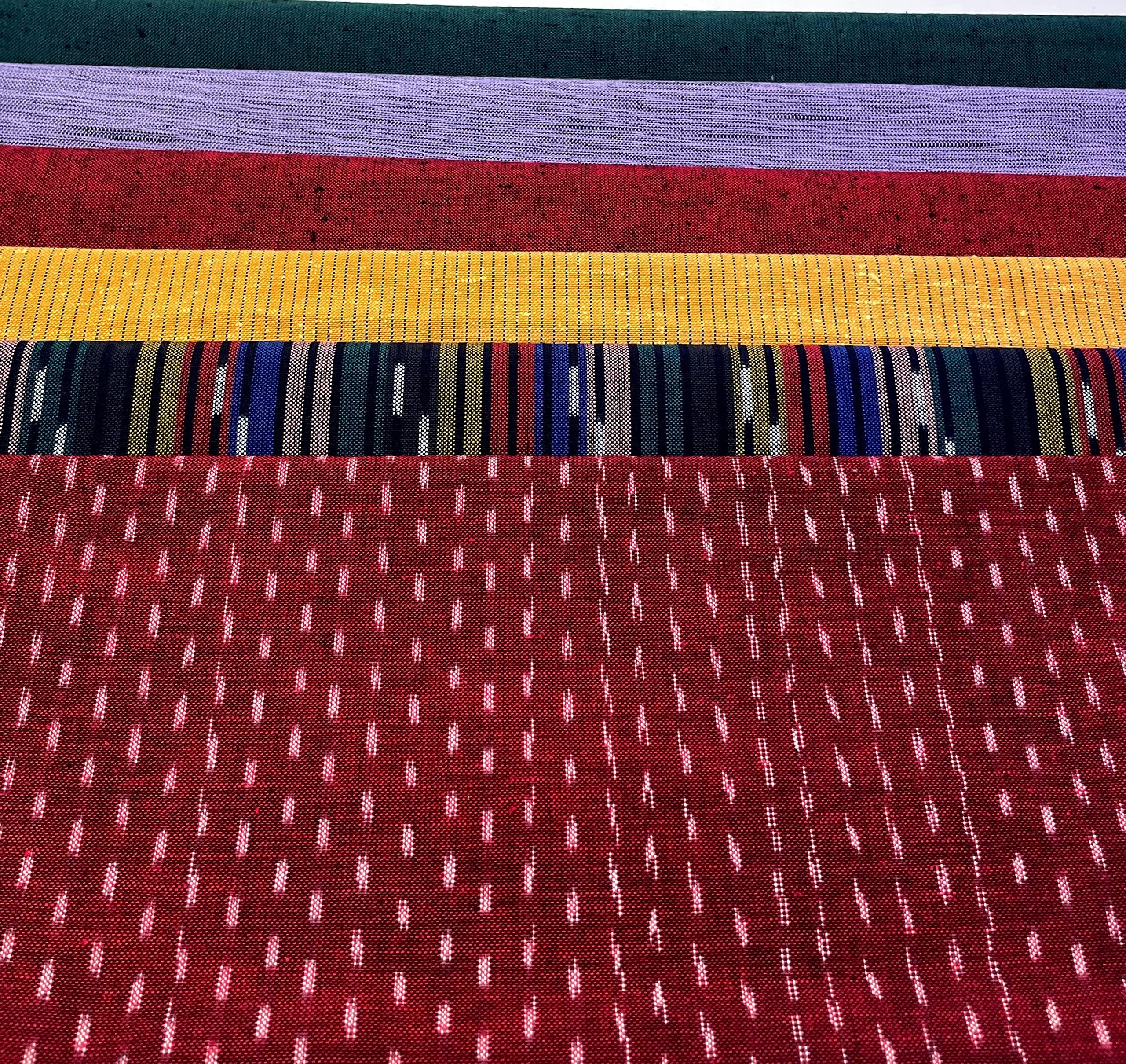 

Текстиль Шимокава Курме Касури Малый Ассортимент из Однотонных и Полосатых 50см х 4 Разновидности Узорчатых 50см х 2 Разновидности Ширина (СИМОГАВА) (Прямой