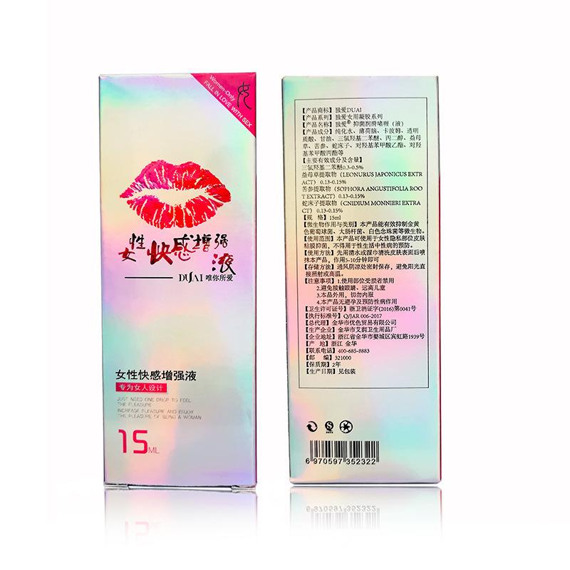 Orgasme Sex Drops pour femme Spray de plaisir Stimulateur de sexe anal Produit aphrodisiaque féminin Stimulant sexuel liquide