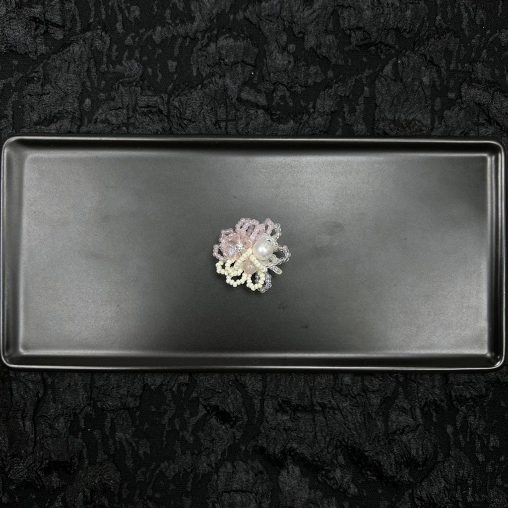 Dopamine Handcrafted Beaded Jelly Shoes Sports Sandals Accessory Diy Shoe Decorative Colorful Flower Slippers Buckles