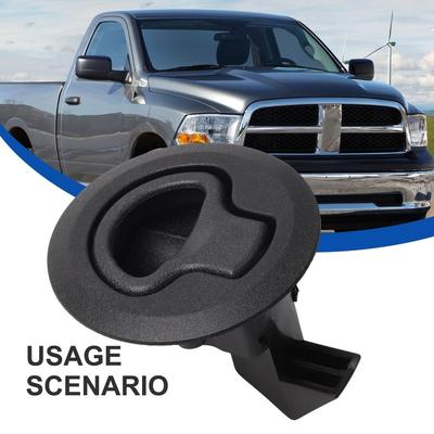 Replacement Cargo Storage Lid Latch Compatible with For Dodge For Ram 2010 2012 ABS Material OEM Number 68059730AB