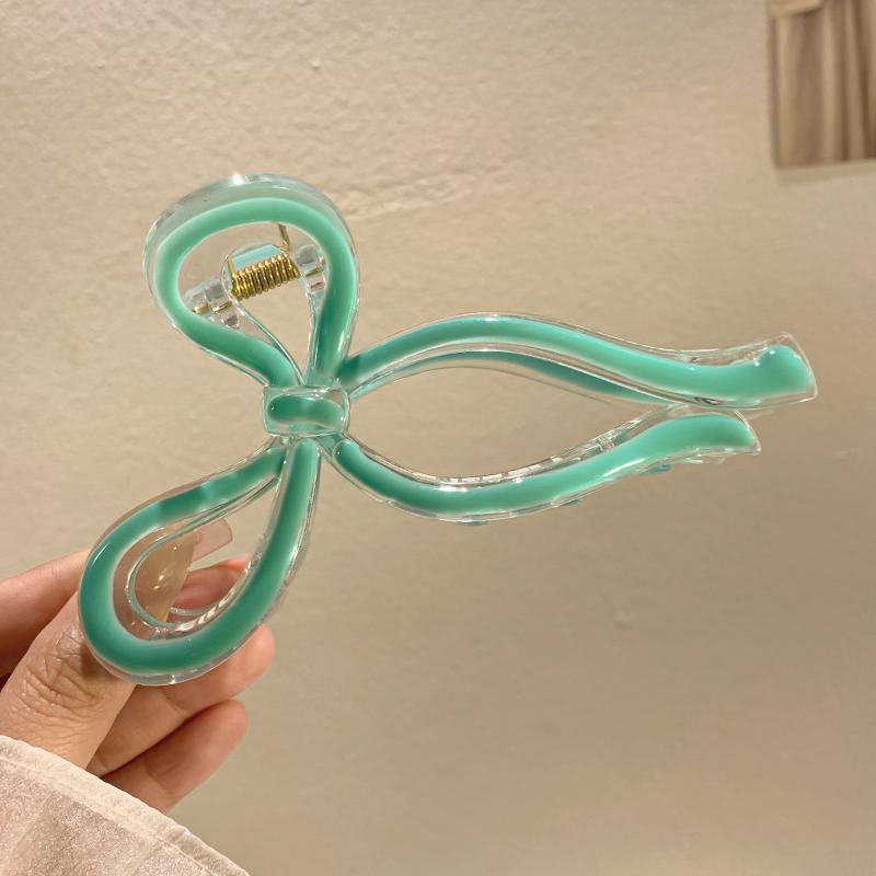AISHG Crab Hair Clips for Women Shark Jelly Clear Claw Clips Scissors Shape Clamp Barrette Hairpin Girls Hair Accessories