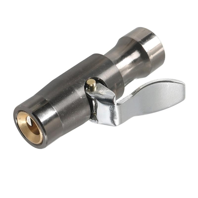 Efficient Locking On Air Chuck 1/4 Inch FNPT Closed Flow For Tire Inflator Gauge Compressor Use No Leakage Home Garage