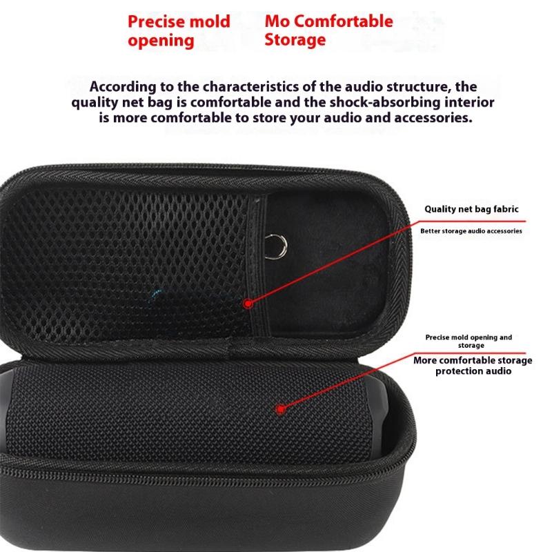 Scratch Resistant Hard Shell Protective Bag Outdoor Ready EVA Hard Bag Protective Travel Case for FLIP7/Sono Roam