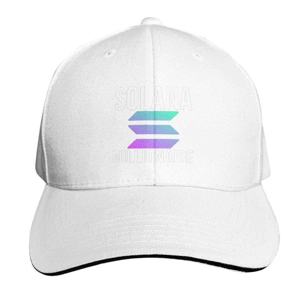 Solana Crypto Solana Cryptocurrency SOL Cap Fashion Casual Baseball Caps Adjustable Hat Hip Hop Summer Unisex Baseball Hats