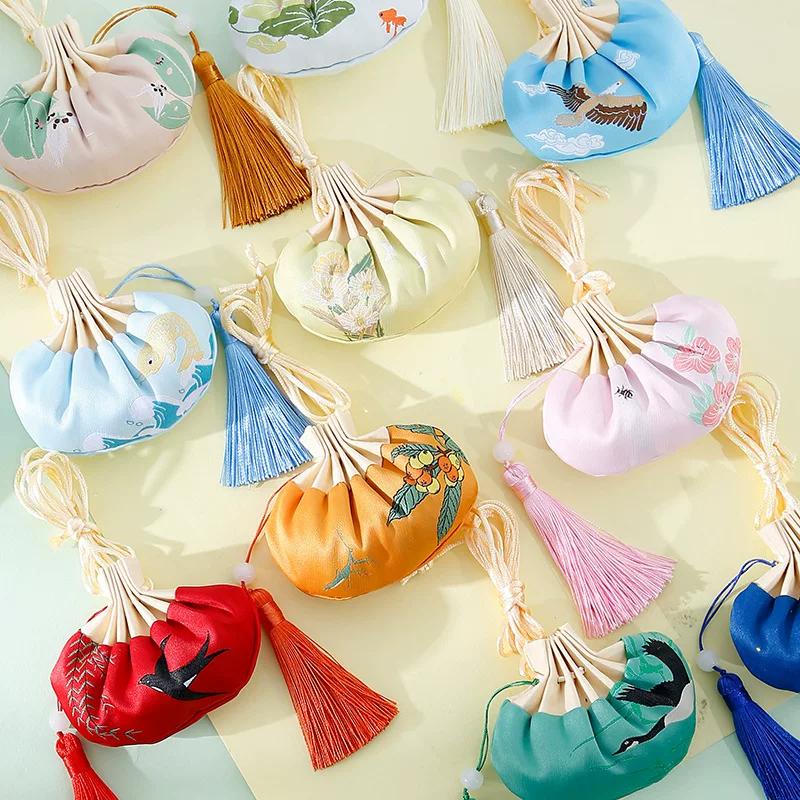 Dragon Boat Festival Sachet Perfume Bag Bag Small Pendant Solar Terms Pouch Accessories Carry Creative Archaistic Tassel Silk Bag Cloth Bag