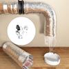 Inline Duct Fan Ventilation Exhaust Fan Filter Duct Speed Regulating Extractor Blower Exhaust Fan For Household Outdoor