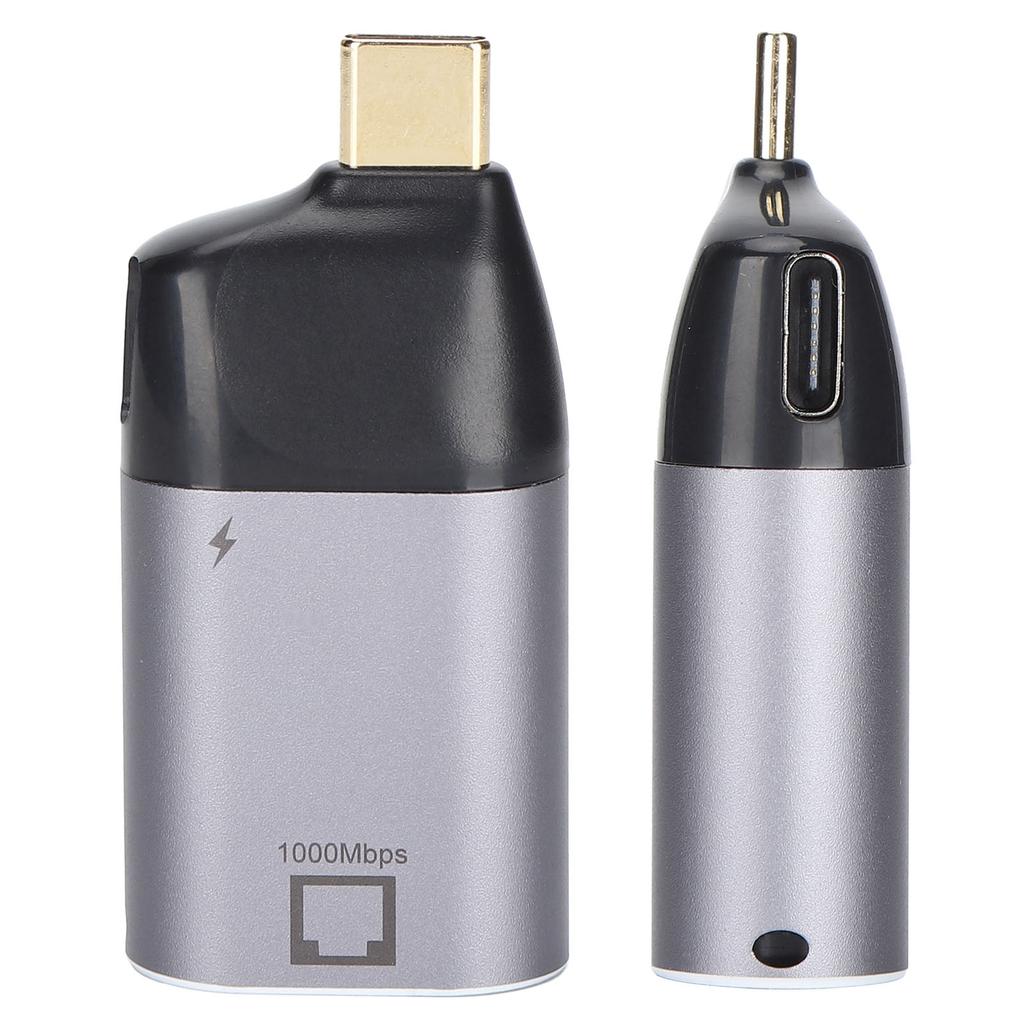 TypeC Male to RJ45 Female Adapter Portable TypeC to RJ45 Adapter Compatible for Windows Android OS X