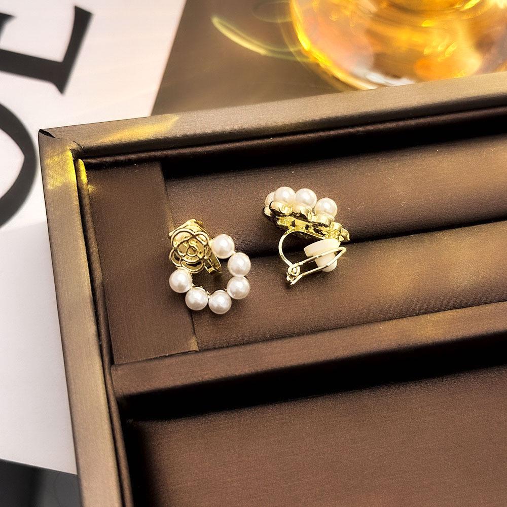 High-End Französische Dreieck Ohrclips ohne Piercing - Damen Einfache, Elegante, Luxuriöse Ohrringe