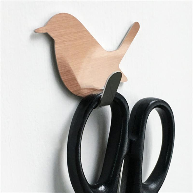 

2 шт. самоклеящиеся крючки с рисунком птицы держатель для хранения для ванной комнаты кухонная вешалка на стену подвесная дверь одежда полотенцесушители