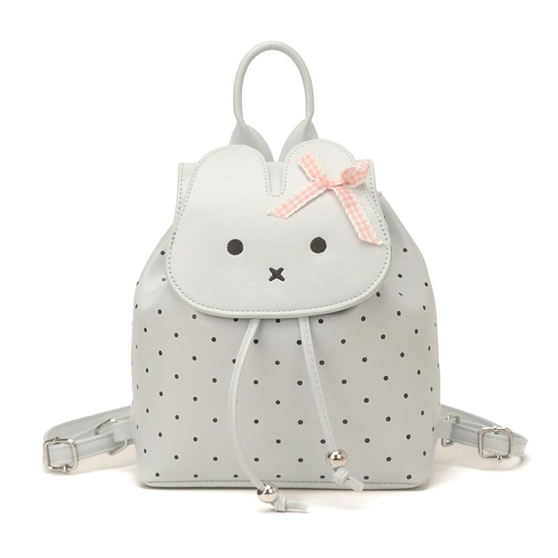 Schoolbag1011 New Korean Cute Cartoon Rabbit Backpack Women's Large-capacity Commuter Tote Bag Girl Wind Messenger Bag