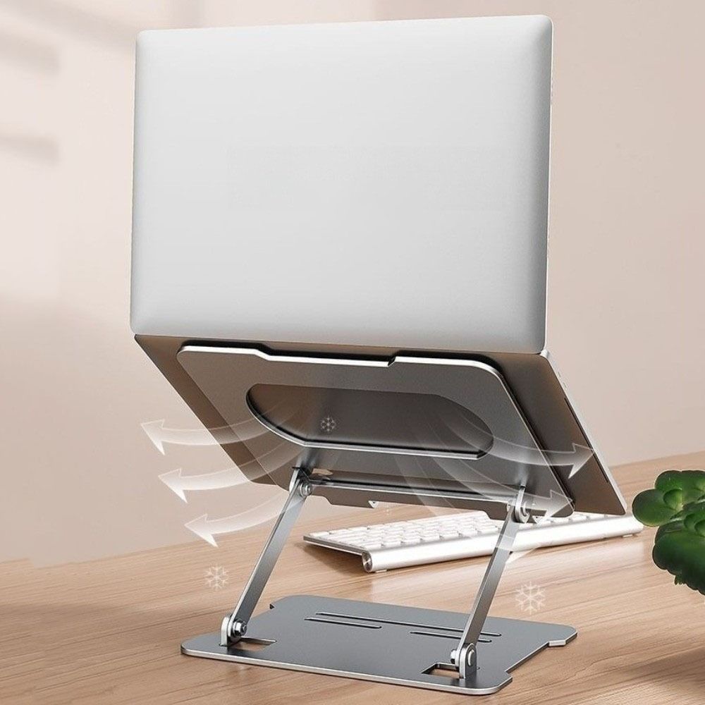 Universal Adjustable Tablet Stand Foldable Anti Slip Laptop Holder Heat Dissipation Alloy Laptop Metal Bracket Office