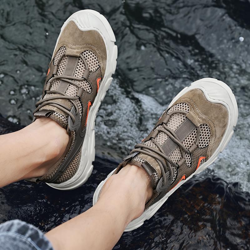 Летняя мужская обувь с сеткой — фото 10