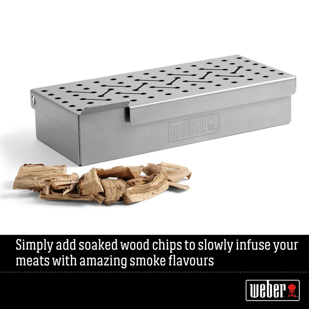Weber BBQ Stove/Grill Stainless Steel Smoker Box (7576) [Official Japanese Product] 24.9 x 11.4 x 5.8 cm