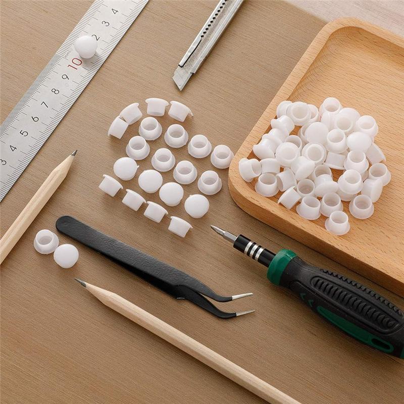 Good-150 Pieces 10Mm (3/8 Inch) Plastic Plugs For Hole Plugs Screw Hole Plugs For Door Screw Chair Cabinet Cupboard Shelf Durabl