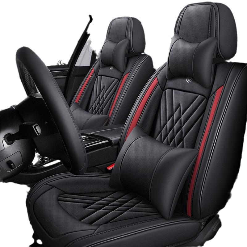 Accord & Emgrand L All-Leather Full Coverage Car Seat Cushion - Universal Four Seasons, 6th To 9th Gen