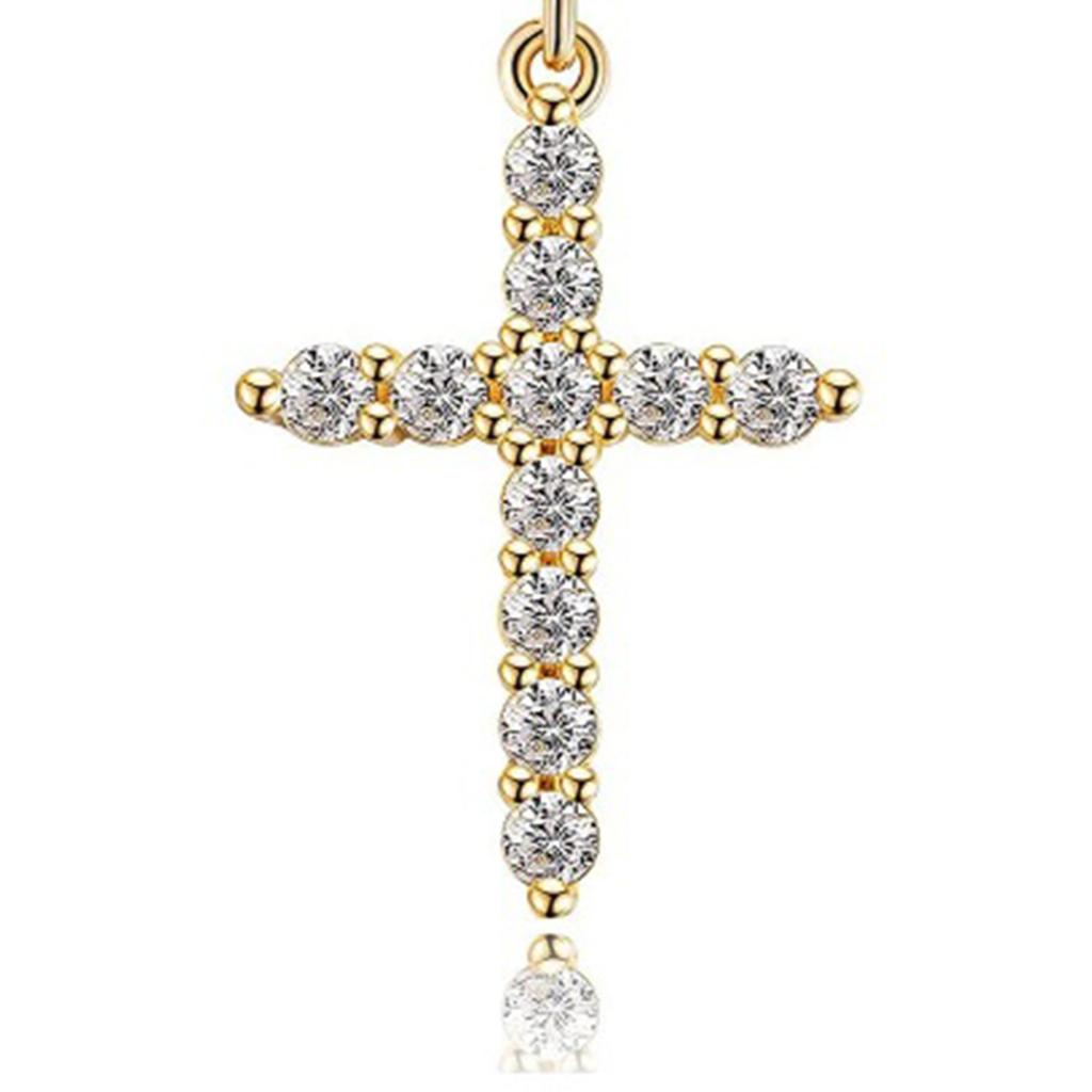 Vintage Designs Elegant Necklace with Stainless Steel Crosses Pendant Jewelry Accessory for Casual Wear Decoration