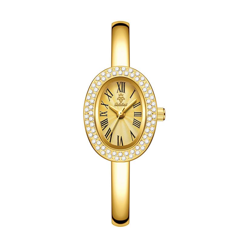 Yalan Loshi Retro Women'S Watch Integrated Bracelet Watch Quartz Movement Women'S Watch Simple Women'S Watch