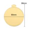 Round Cake Dessert Tray 100Pcs/Pack Cake Boards Golden Paper Coasters Dessert Displays Tray Pastry Decorative Kit Cake Cardboard Disposable