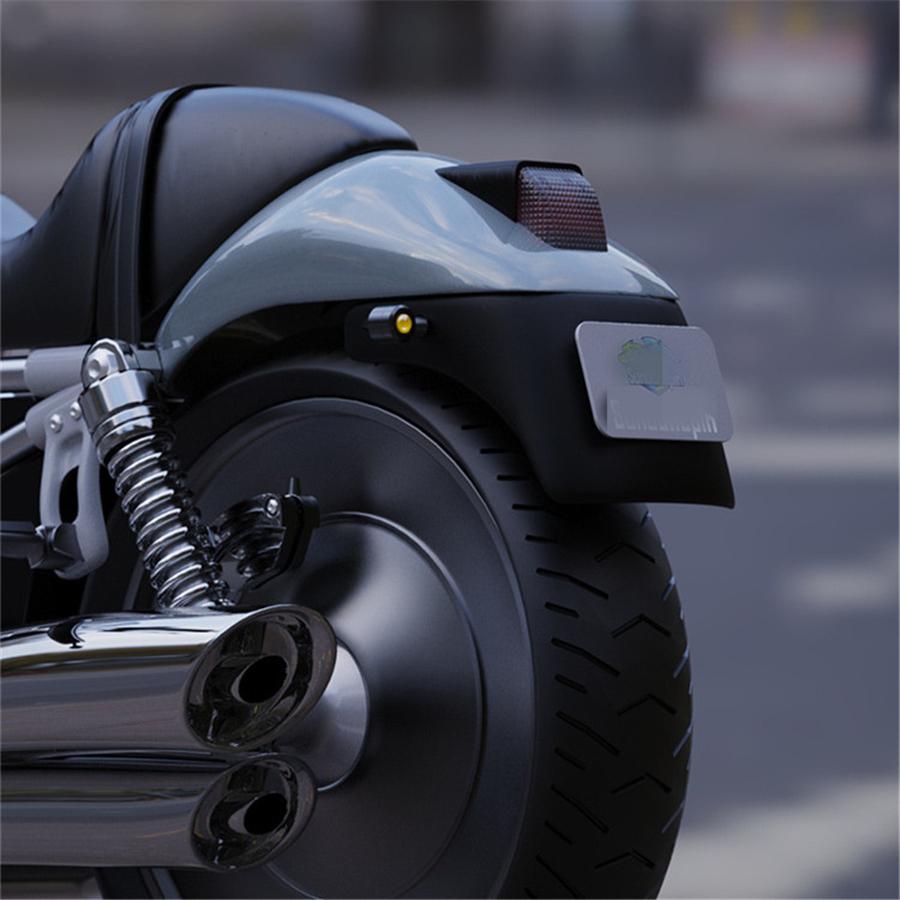 1Pair Motocycle Mini LED Classical Turn Signal Light Indicators Universal Amber