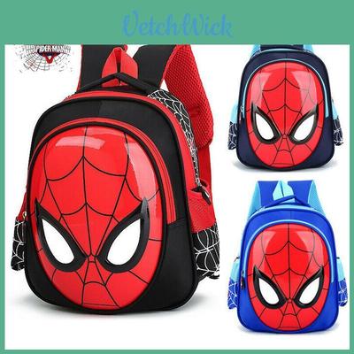 Maravillosa Mochila Escolar 3D de Spiderman Con Material Duradero Para las Aventuras de los Niños