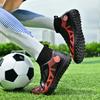2025 World Cup football shoes men's high-top youth broken nails TF adult long nails grass training sports shoes
