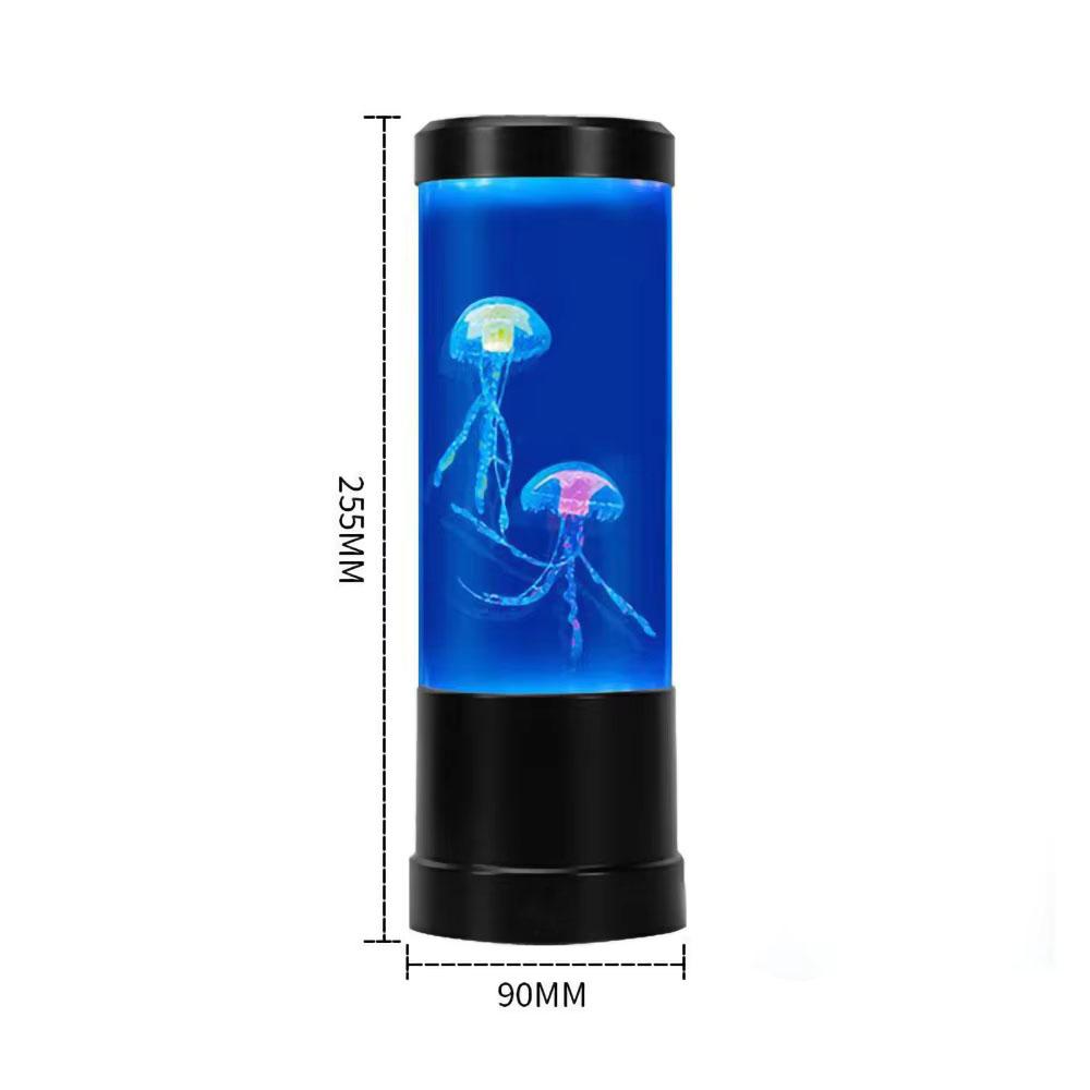 LED Jellyfish Aquarium Night Light, 7-Color Changing, Mood Lamp for Home Office Sleep Relax, Gifts