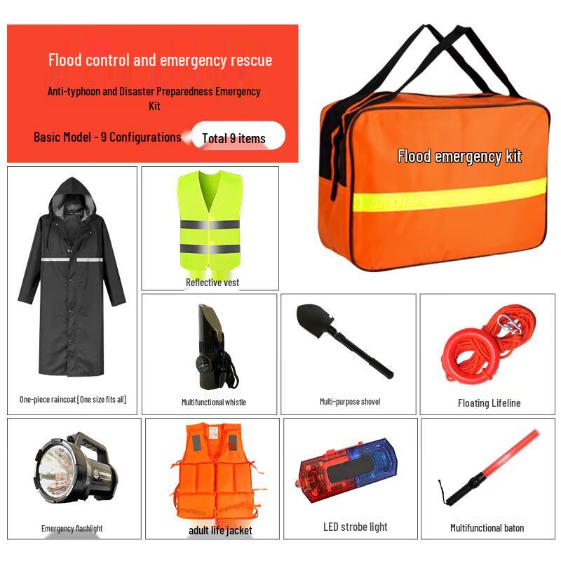 Emergency Flood & Fire Rescue Kit One Size