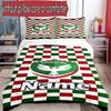 3pcs Duvet Cover Set (1*Duvet Cover + 2*Pillowcase, Without Core), Custom Name Amed SK Pattern Bedding Set, Home Bedroom Decor Gift