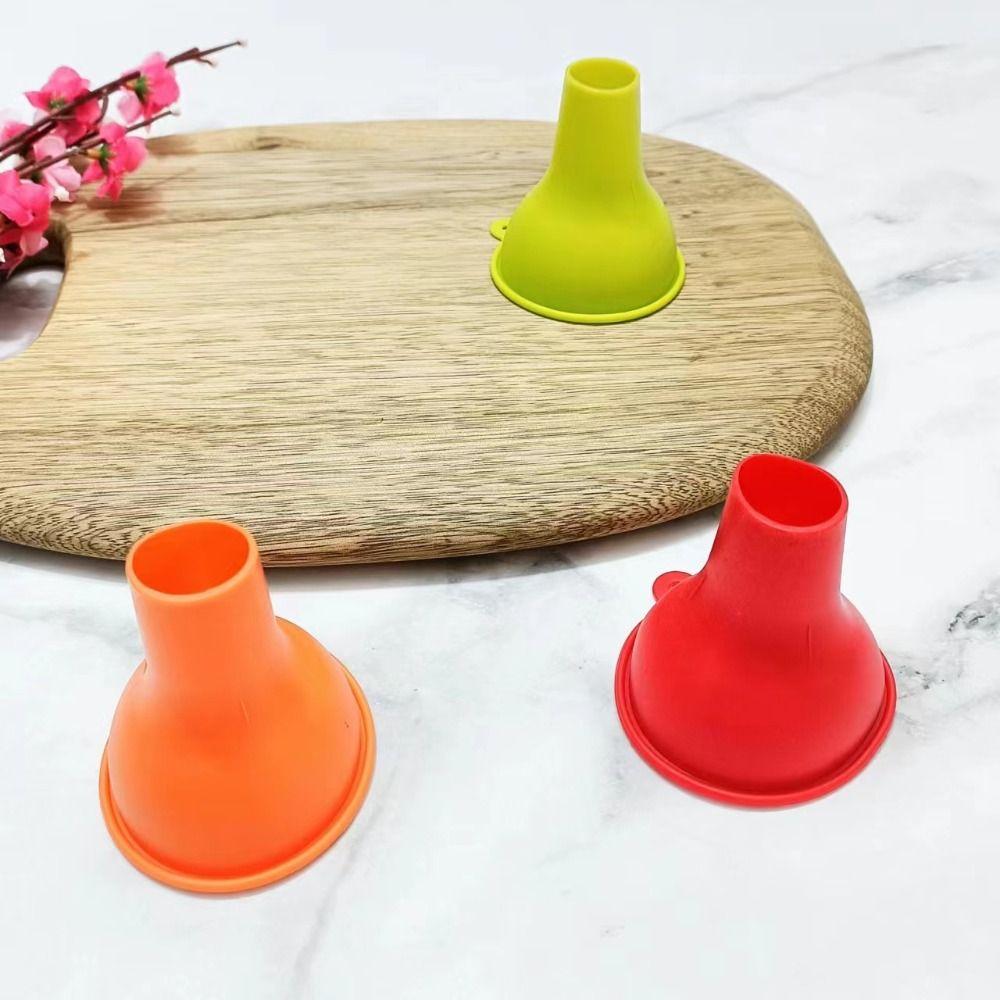 Multifunctional Jar Funnel Wide-mouth Jam Funnel Silicone Funnel Funnel Tool Filling Funnel