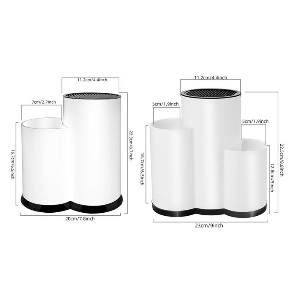 2/3 Grid Kitchenware Drain Rack Universal Flatware Storage Box Knives Holder  Spoon