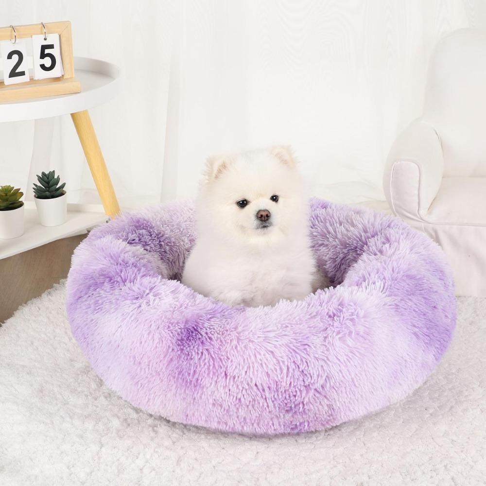 Plush Dog Bed Large Beds for Dogs Washable Medium Small Basket Accessorys Pet Furniture Fluffy Sofa Puppy Kennel Accessories Mat