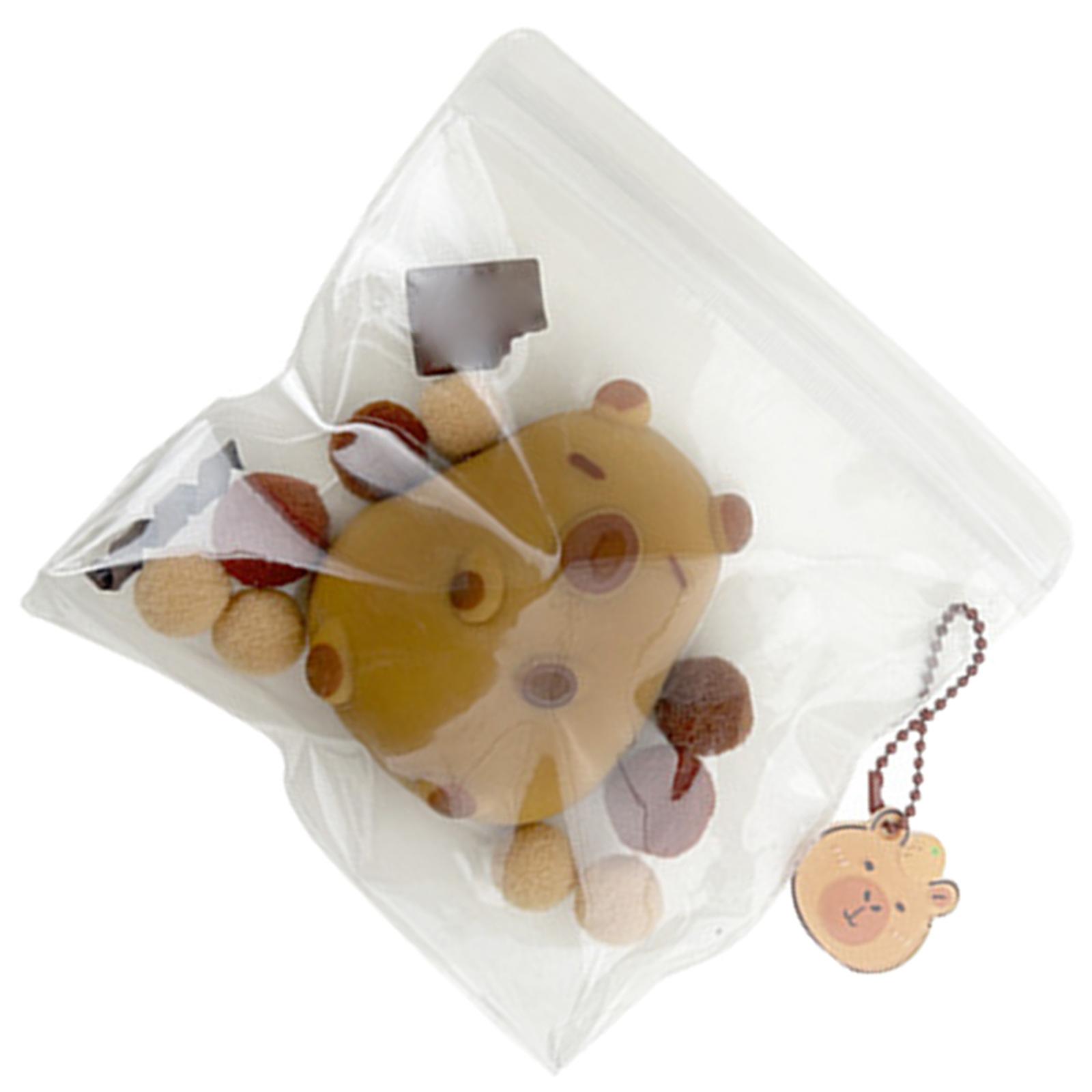 

Милый мягкий брелок в виде капибары, элегантный мягкий брелок в виде капибары для снятия стресса, аксессуар для любителей капибары T2