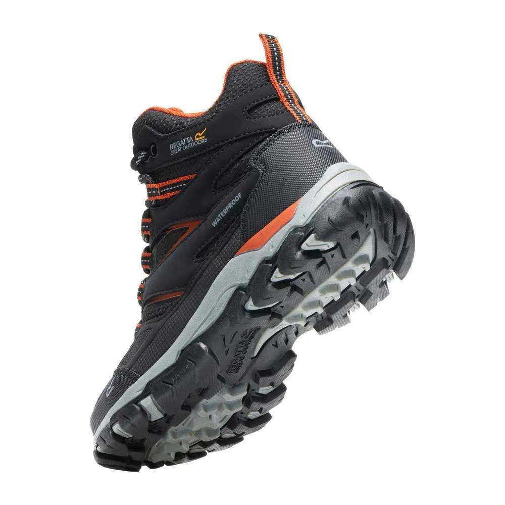 Regatta Holcombe III Hiking Boots Waterproof Black/Rooibos Tea