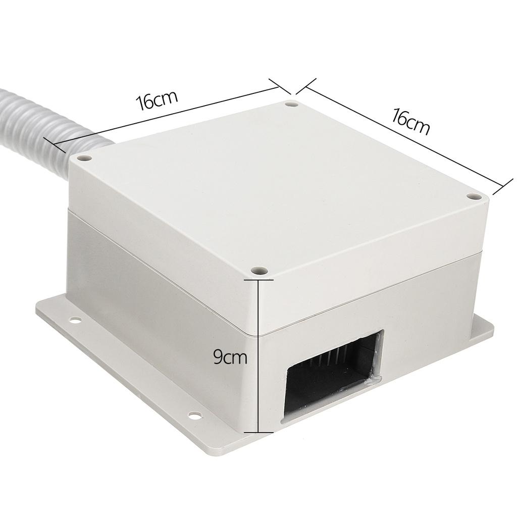 2-In-1 Soldering Absorber Remover Fume Extractor Air Fan Adjustable Speed 16×16×9 cm