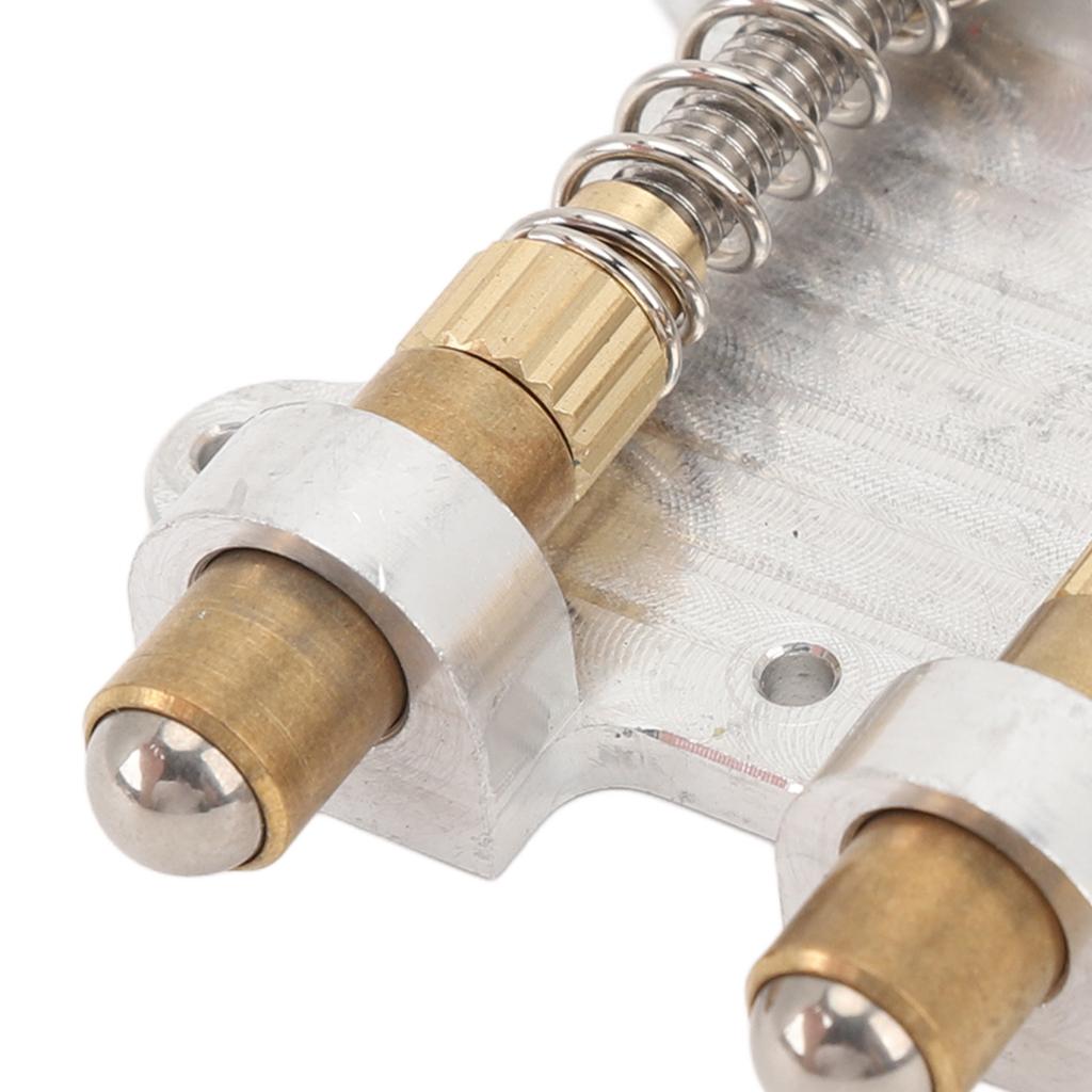 Double Tremolo Bridge Stabilizer Electric Guitar Floating Tremolo Stopper Stabilizing Device with Mounting Screws