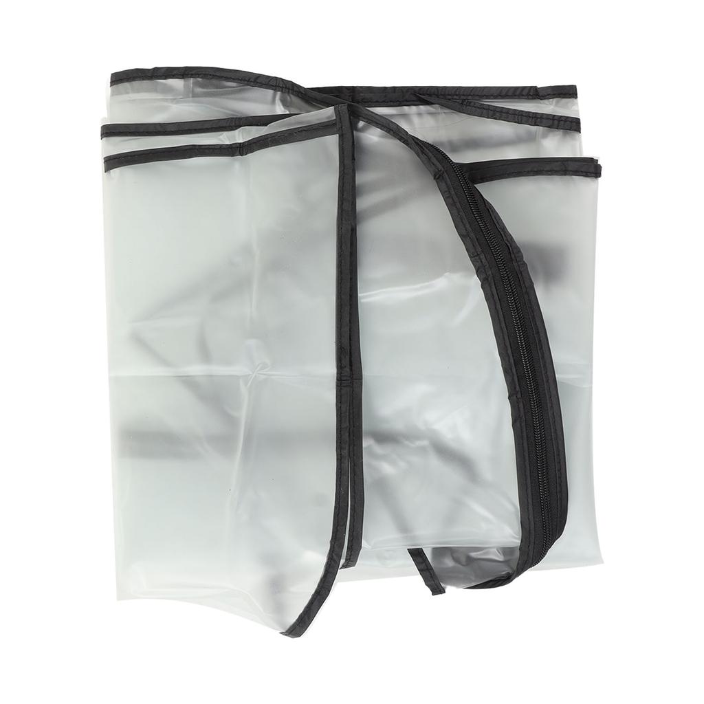 PVC Tasche Kapuze Regenschutz Transparent Wasserdicht Faltbar Praktische Kapuze Schutzhülle